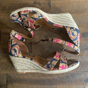 nine west johanna wedge espadrille sandals